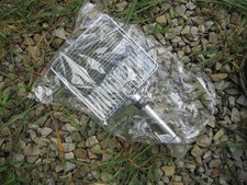 Stainless Steel Litter Scoop with Hook, Off-Gassed