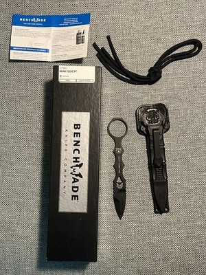 Benchmade Mini SOCP Spear-Point Black 177BK