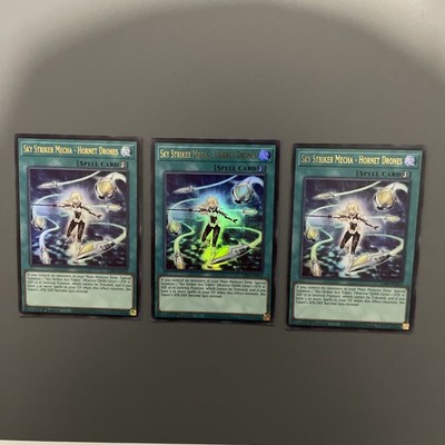 X3! Playset Sky Striker Mecha-Hornet Drones L26D-ENS13 ULTRA RARE NM! +Bonus FS!