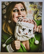 Leva Bates - Blue Pants - Signed Autographed 8x10 Photo - WWE AEW Wrestling