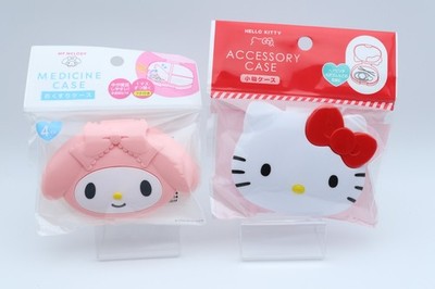Sanrio My Melody Medicine Case & Hello Kitty Accessory Pill Box Set Japan New