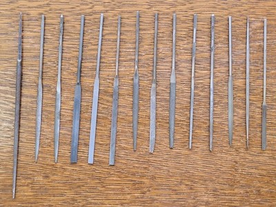 (14) Vintage Misc. Files - Nicholson, Grobet Switzerland, Others