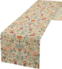 William Morris Table Runner, Strawberry Thief...