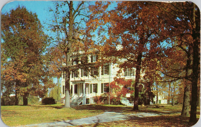Historic Granger Homestead Canandaigua NY Postcard Margery Elling Dexter Press