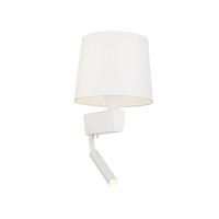 Wohnliche Wandlampe Mit Leselampe Schalter Weiß Leonie Wandleuchte Bett Sofa
