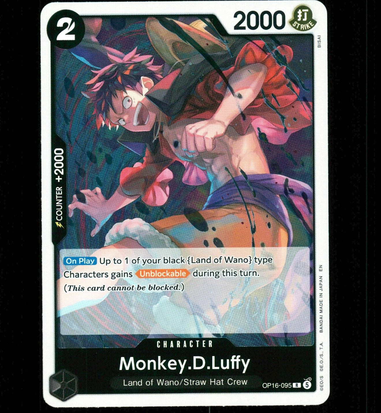 Monkey.D.Luffy (095) Foil R The Time of Battle OP16-095 NM