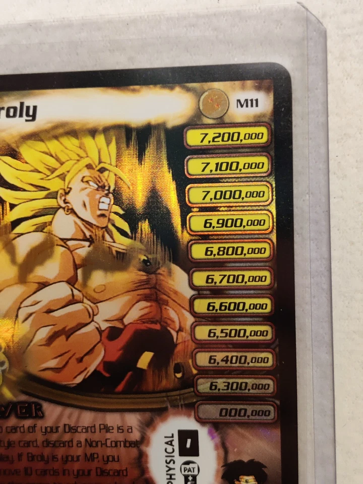 Broly 4 M11 FOIL Broly Second Coming DBZ DBGT CCG Score - Image 4 of 4