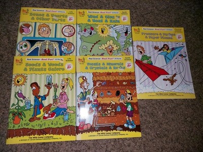 Real Science Fun At Home Wild Goose Company Physical Life Earth SET 5 BOOKS