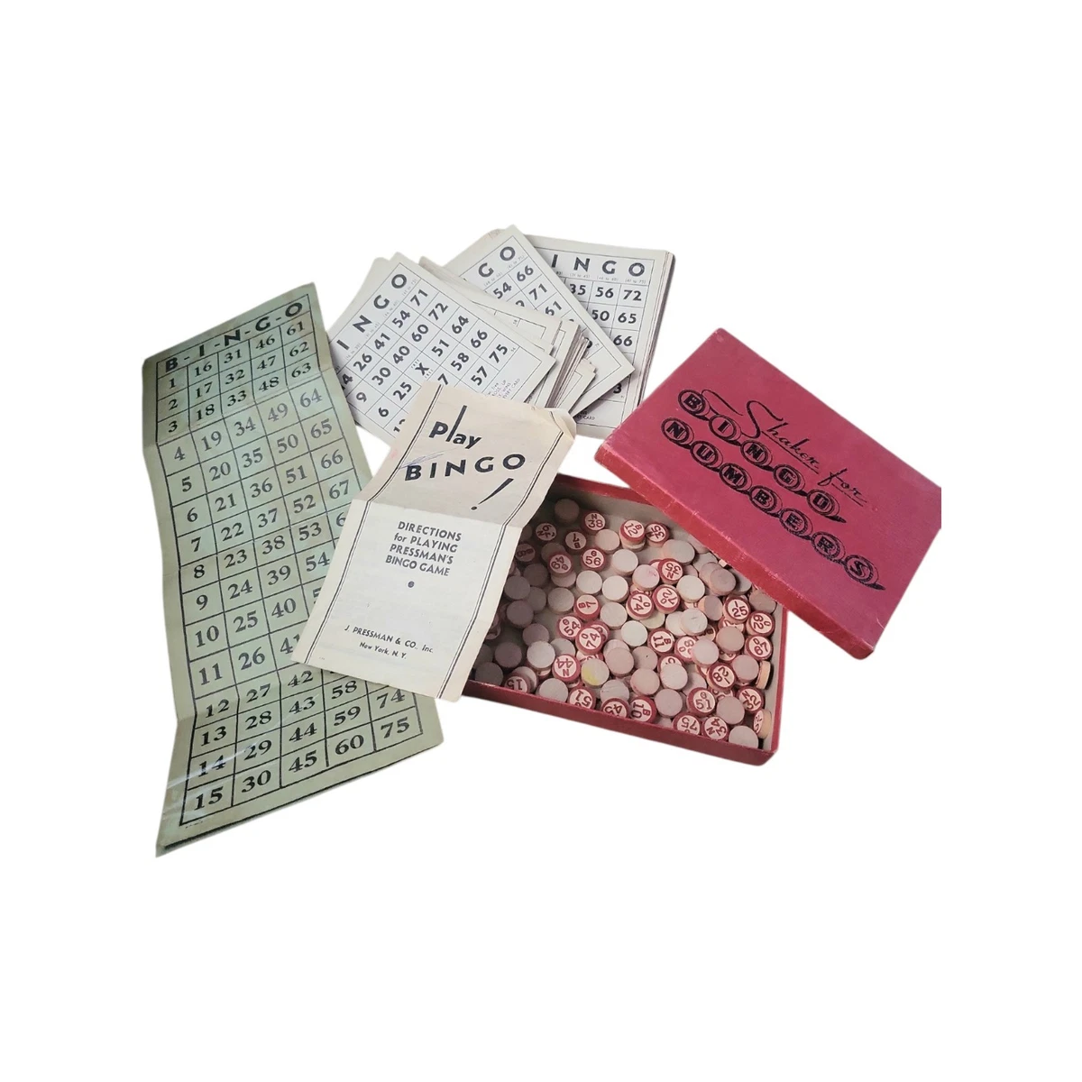 Pressman Bingo Vintage Board & Traditional Games for sale - eBay