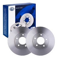 2X Hella Bremsscheiben 282Mm Vorne Passend FüR Chrysler Voyager 54531