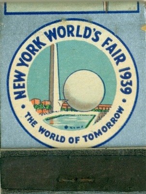 1939 New York World's Fair Theme Center Complete and Unused Matchbook No. 2