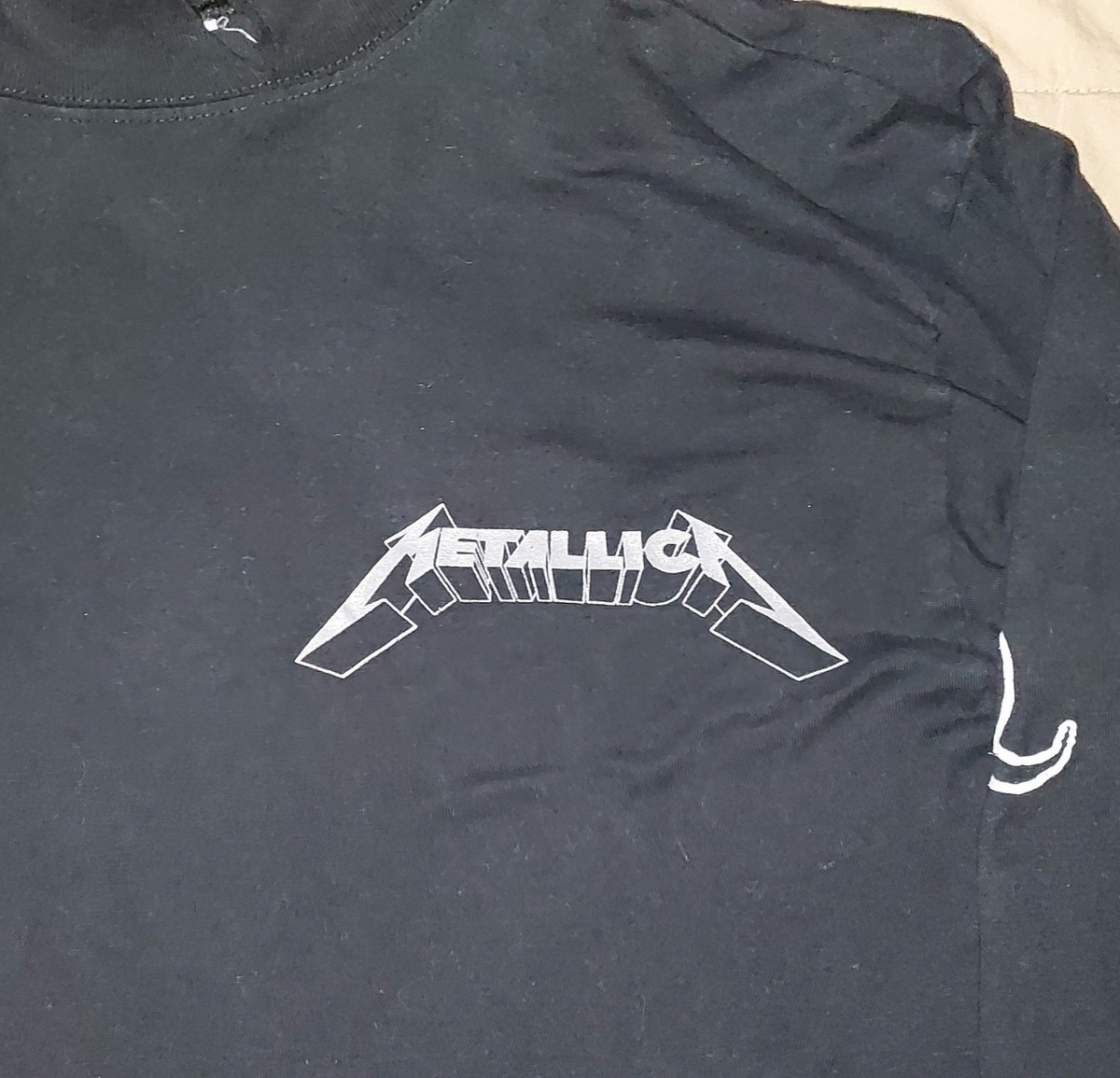 VTG 1991 METALLICA BLACK ALBUM SNAKE LONG SLEEVE T SHIRT LARGE