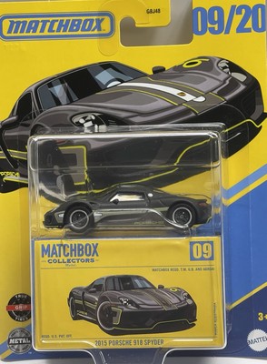 MATCHBOX - COLLECTORS 2025 - 2015 PORSCHE 918 SPYDER BLACK 09/20
