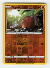 Diglett SWSH01: Sword Shield Base Set 092/202 Pokemon Common Reverse Holofo...