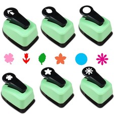 Flower Hole Punch FlowerPunch 6 PCS Paper Punches Set 0.6 inch Scrapbooking H...