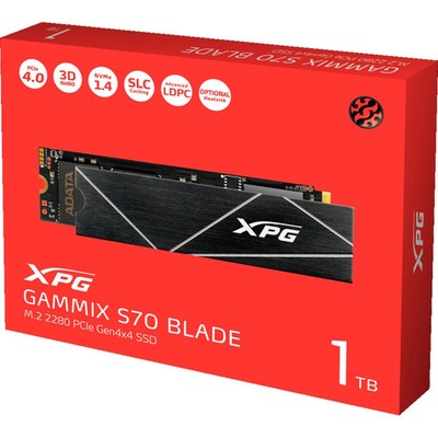ADATA XPG GAMMIX S70 BLADE 1 TB, SSD, schwarz