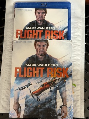 Flight Risk (Blu-Ray, DVD, Digital, 2025) New Sealed! W/Slipcase