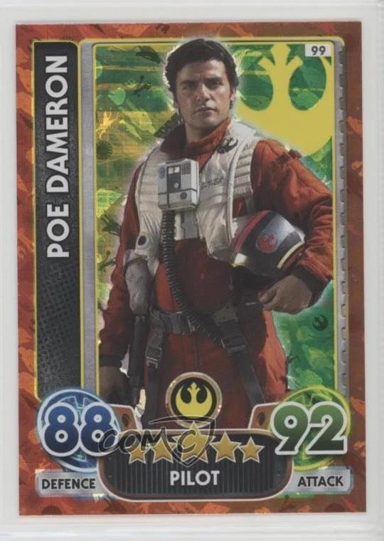 star wars force attax rare cards Star Wars Force Attax Clone Wars Series 4 Star & Force Master Cards