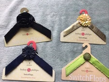 NEW Lot Of 4 Lindsay Phillips SwitchFlops Changeable Straps Size Small 5-6