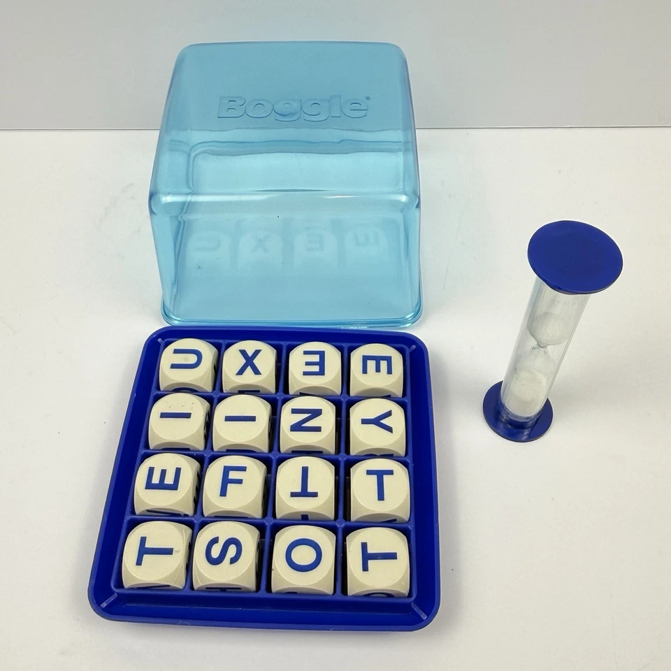 PARKER BROTHERS Boggle 3-Minute Word Game No 0384 1992 Complete Vintage Set - Image 3 of 4