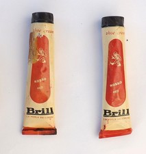 2 tubi Lucida scarpe vintage - Brill – anni '50 - Raro.