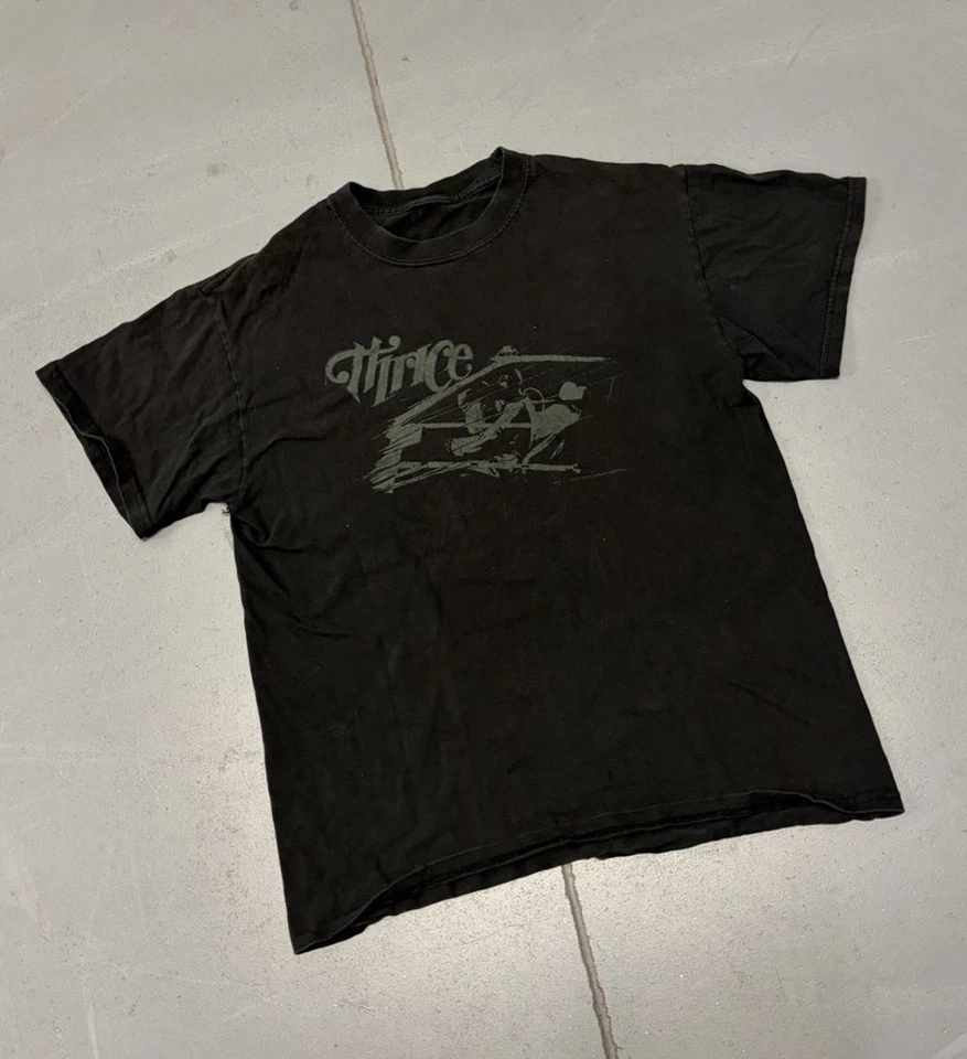 Camiseta Thrice Vintage Band 2003 Emo Punk RARA Foto 2 de 4