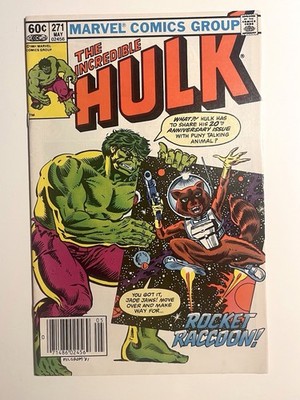 The Incredible Hulk (1982) #271 Rocket Raccoon Appearance