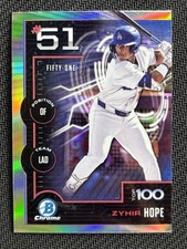 2025 Bowman Chrome Scouts Top 100 Zyhir Hope #BTP-51 Los Angeles Dodgers