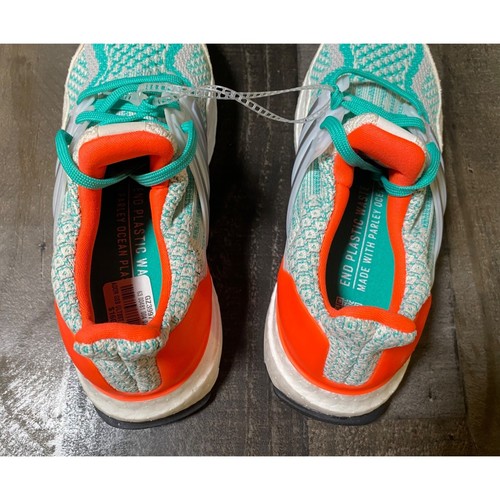 KID'S Adidas SIZE 4Y UltraBoost 5.0 DNA J White Mint Rush GZ3997 NEW - Picture 5 of 11