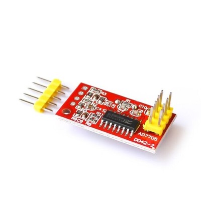 16-bit AD7705 Dual ADC Data Acquisition Module SPI Precise TM7705 DC 3.3V 5V