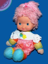 Vintage Hallmark 1983 Rainbow Brite TICKLED PINK 15" Color Kids Plush Baby Doll