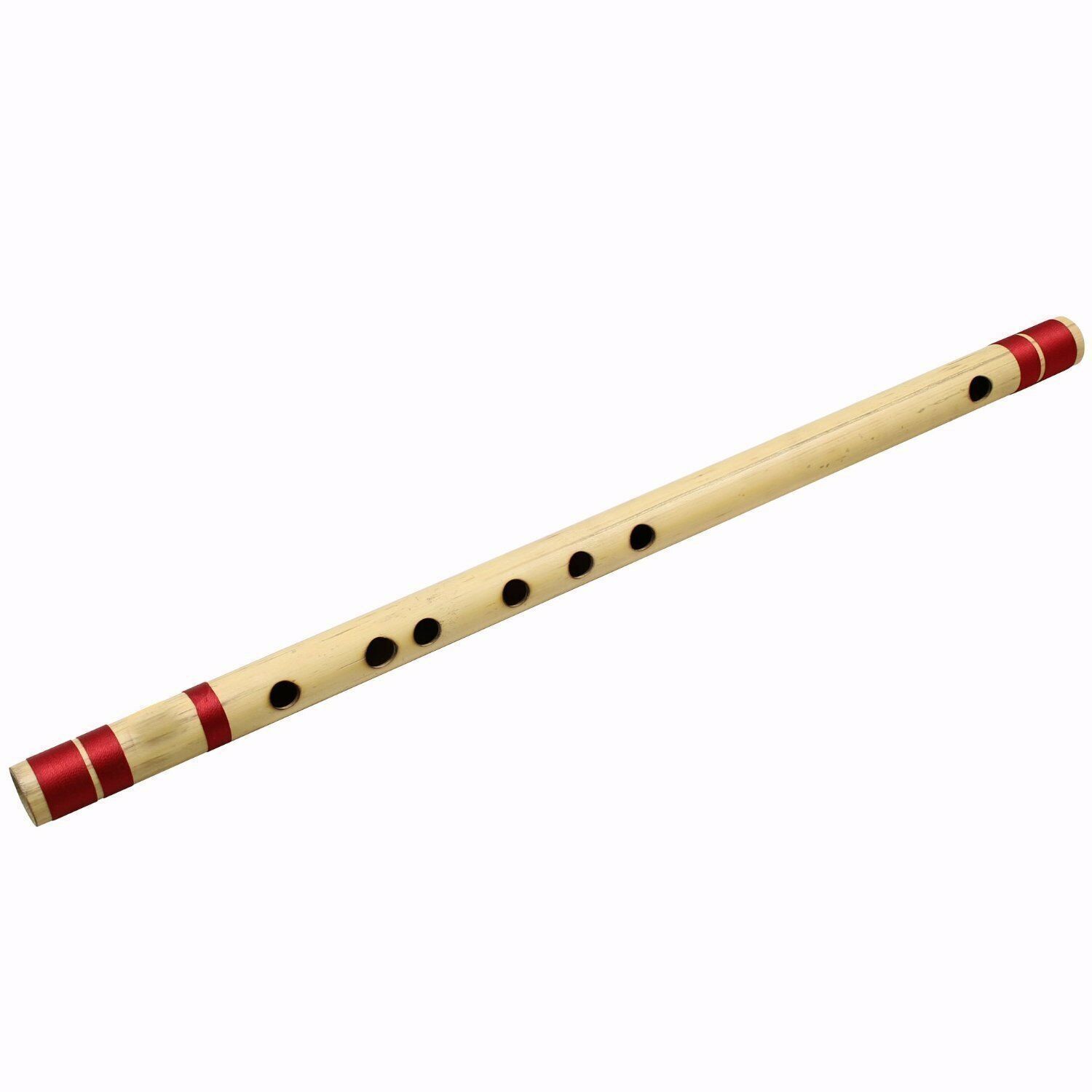 Flute Natural Bamboo Wooden Indian Musical Instrument Bansuri Scale C