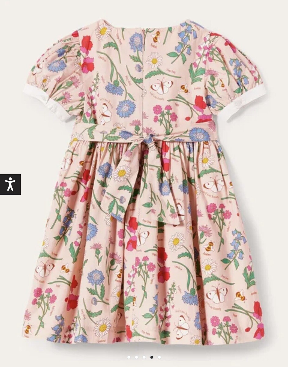 NWT Mini Boden Smocked Dress