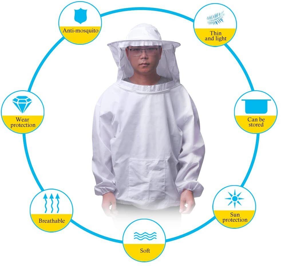 Imkeranzug Beekeeper Schutzanzug Hut Schleier Bienenzucht Imkereibedarf Kleidung