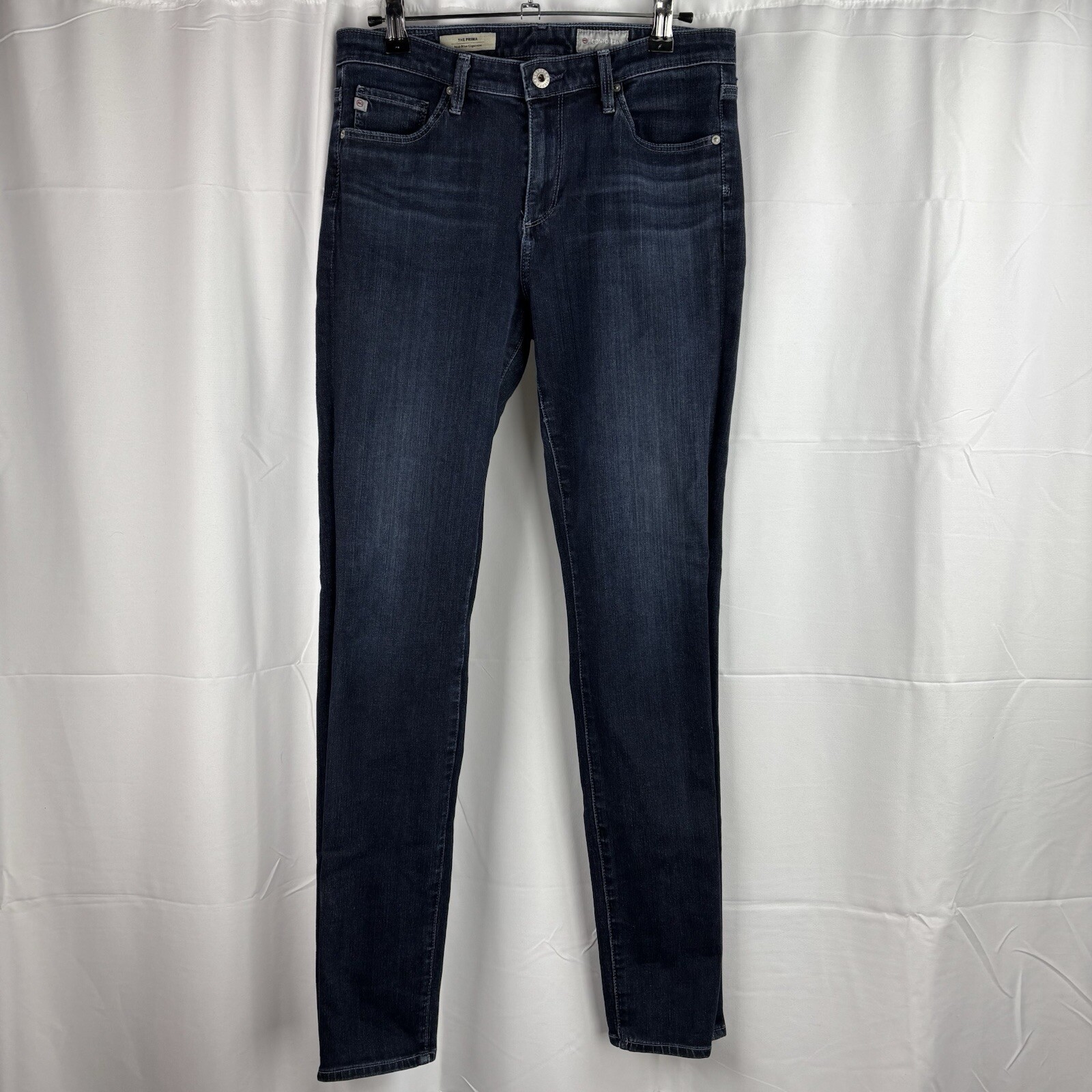 AG Adriano Goldschmied Jeans Womens 28R The Prima Mid-rise Cigarette Contour 360