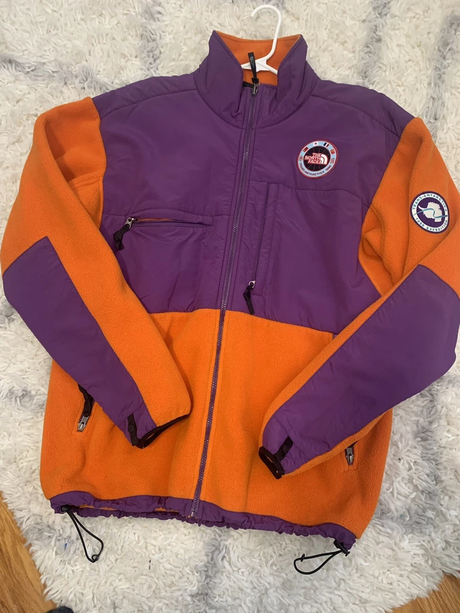 Vintage Orange North Face Trans-Antarctica 1990 Expedition Denali Fleece Xl