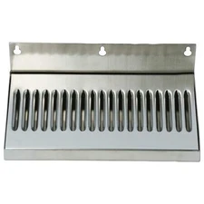 10inch Draft Beer Wall Mount Drip Tray Stainless Steel No Drain