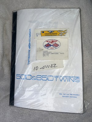 BSA  ,Triumph shop manual 1966- 1968 twins 650 & 500 New In Wrapper