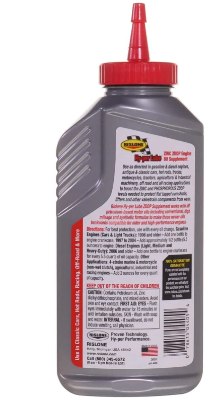 Rislone 4405 Engine Oil Supplement Concentrate with Zinc Treatment 11 Oz 2 Pack Foto 3 de 3