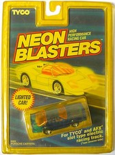 1994 TYCO HP7 Neon Blasters Chevy Camaro Slot Car 6931 WRONG 6902 CARD Mistake