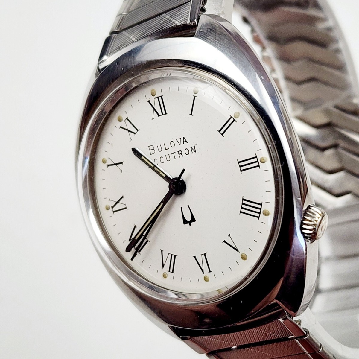 Men's Vintage 1976 TUNING FORK Watch BULOVA ACCUTRON Cal.2191.10