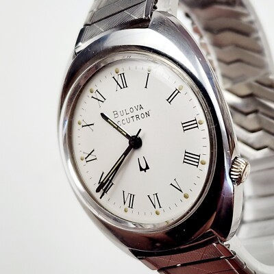 Men's Vintage 1976 TUNING FORK Watch BULOVA ACCUTRON Cal.2191.10