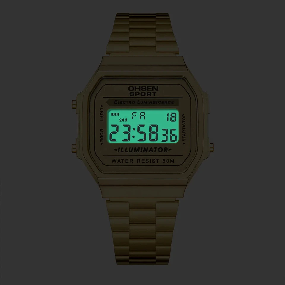 Women Watch Black Waterproof Digital Ladies Watches Outdoor Sport Wristwatches - image 3 of 4