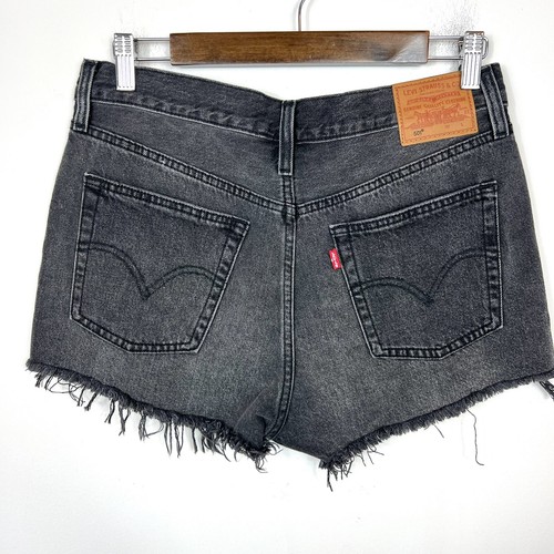 Levi's 501 Shorts Distressed Button Fly 