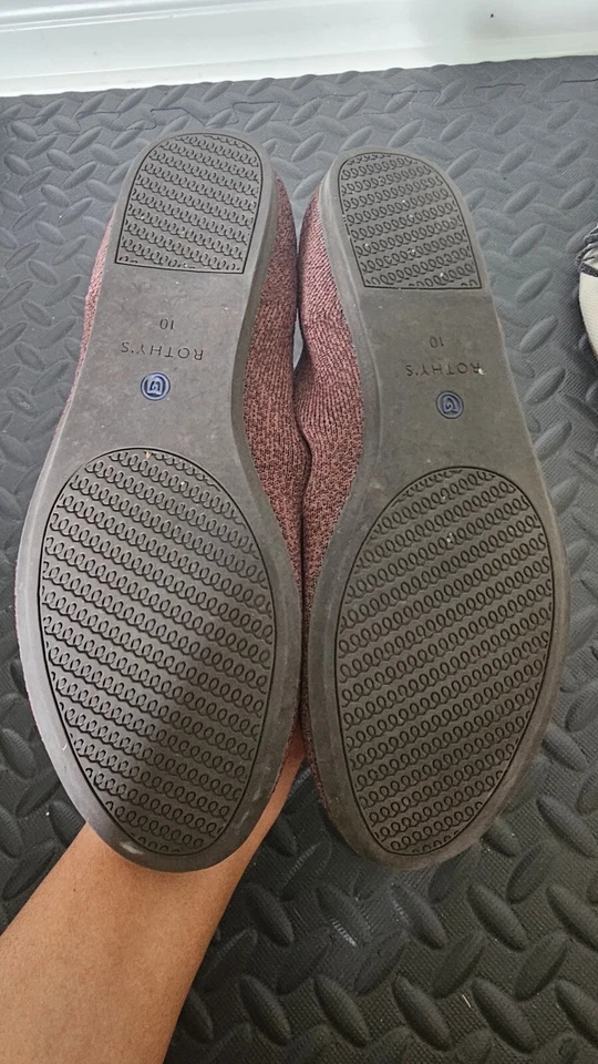 Women's Rothy's Marigold Flat Slip-On Loafers 10 Round Toe Stretch Ballet Light - Image 3 of 4