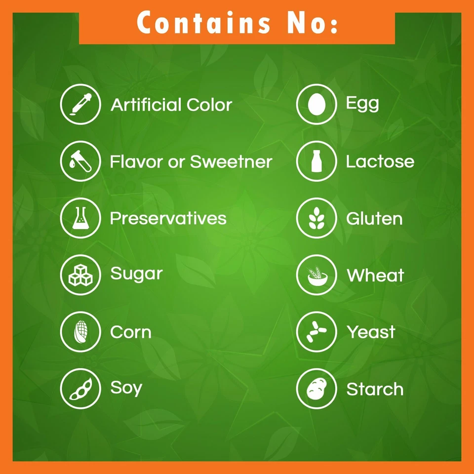 Best Naturals Hyaluronic Acid 100 mg 120 Capsules - Supports Healthy Joints/Skin - Image 4 of 4