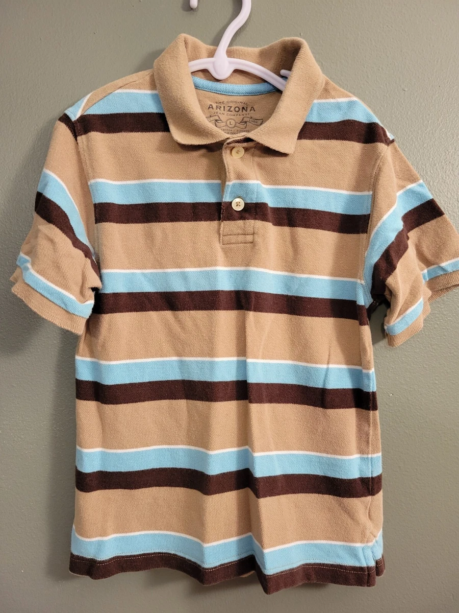 Boys Arizona Striped Polo Shirt Size7 | eBay