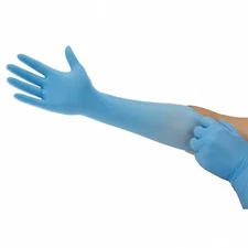 Ansell Microflex Gloves Elbow Length, Powder Free, XS, Pack of 100, # 93-243