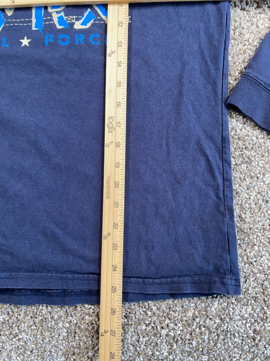 VTG Y2K Avirex Long Sleeve T-Shirt Adult Medium Dark Blue VTG Y2K Avirex Long Sleeve T-Shirt Adult Medium Dark Blue