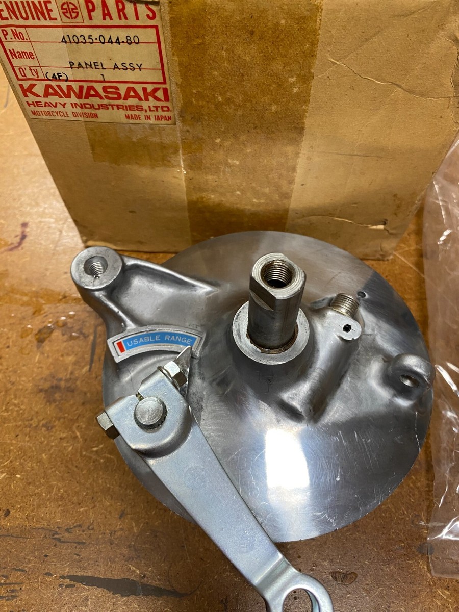 NOS KAWASAKI OEM 70-71 G31M 71-75 F7 FRONT BRAKE ASSEMBLY 41035